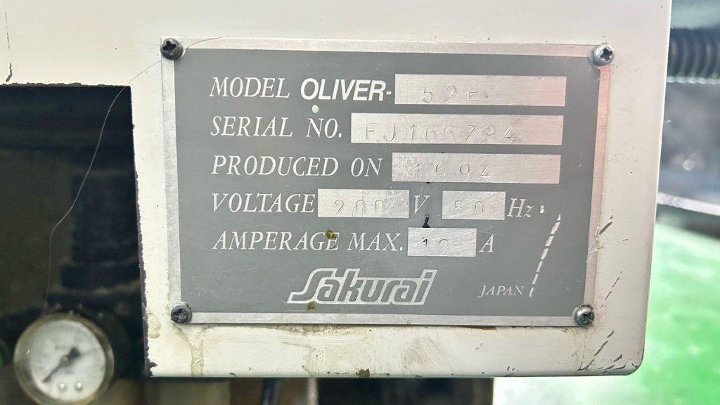 さくらい製作所様ご確認用 SAKURAI-OLIVER-52E--1994：offered by Jay Enterprises, Limited